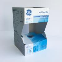 Cardboard sleeve for bulb packaging